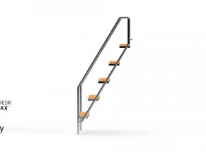 Escalera modelo 3d 3D Model