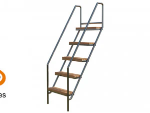 Escalera modelo 3d 3D Model