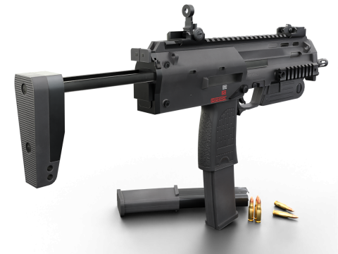 Modern Submachine Weapon MP7 Game Ready PBR 3D Asset 3D Модель