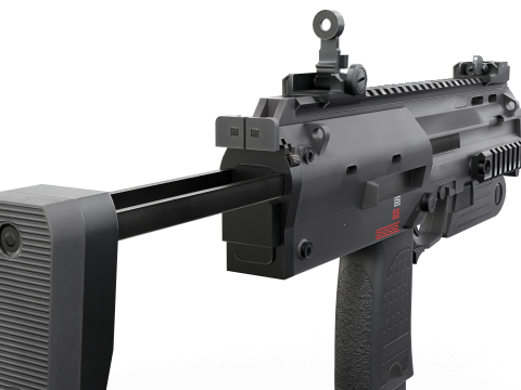 Modern Submachine Weapon MP7 Game Ready PBR 3D Asset 3D Модель