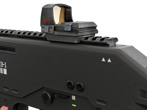 Futuristic SMG Compact Sci-Fi Submachine Weapon 3Dモデル