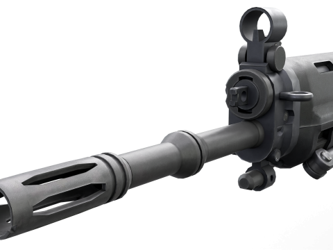 G3 Rifle Variants Modular Game-Ready Weapons Pack Model 3D