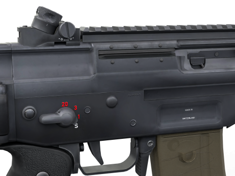 G3 Rifle Variants Modular Game-Ready Weapons Pack Model 3D