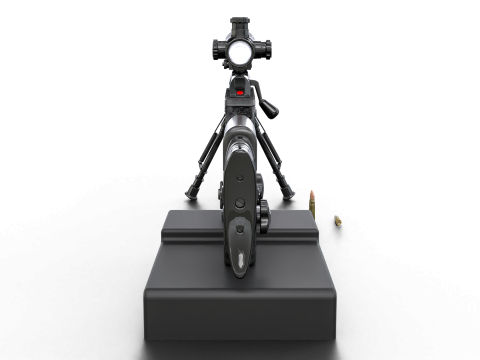 Tactical Elite Anti-Materiel Sniper Rifle - High Poly Model 3D