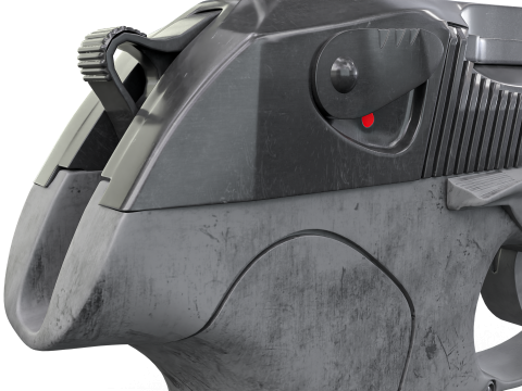 Beretta-Inspired Tactical Pistol Game Ready 3D 모델