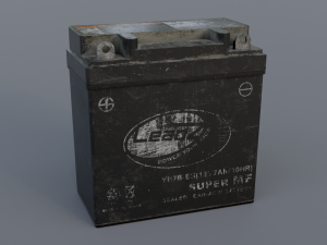 Automotive Battery Modelo 3D