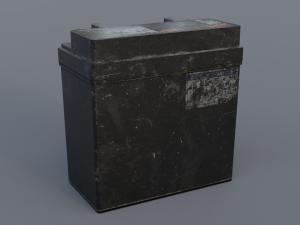 Automotive Battery Model 3D