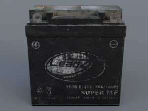Automotive Battery Model 3D