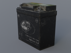 Automotive Battery Model 3D