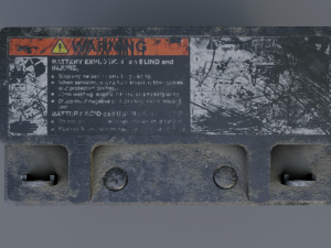 Automotive Battery Model 3D