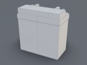 Automotive Battery Model 3D