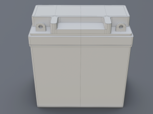 Automotive Battery Model 3D
