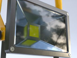 Industrial Floodlight Model 3D