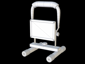 Industrial Floodlight Model 3D