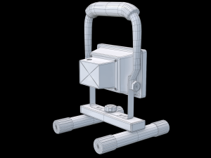 Industrial Floodlight Model 3D