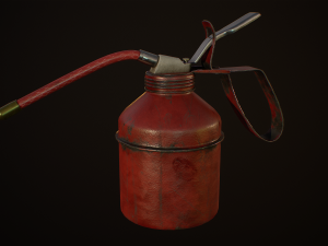 Industrial Small Oil Cane Modello 3D