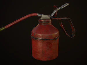 Industrial Small Oil Cane 3D Model