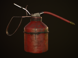 Industrial Small Oil Cane Modello 3D
