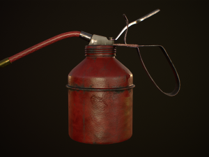 Industrial Small Oil Cane Modello 3D