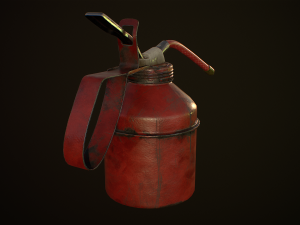 Industrial Small Oil Cane Modello 3D