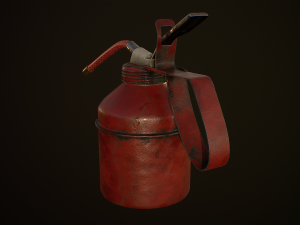 Industrial Small Oil Cane Modello 3D