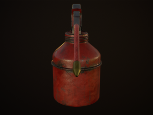Industrial Small Oil Cane Modello 3D