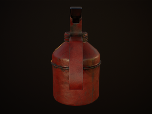Industrial Small Oil Cane Modello 3D