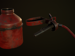 Industrial Small Oil Cane Modello 3D