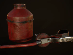 Industrial Small Oil Cane 3D Model