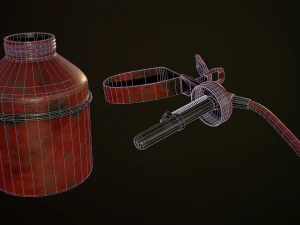 Industrial Small Oil Cane 3D Model