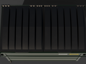 Industrial Garbage Dumpster Modello 3D