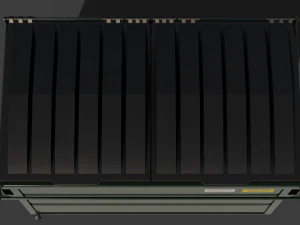 Industrial Garbage Dumpster 3D Model
