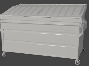 Industrial Garbage Dumpster 3D Model
