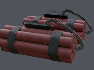 Digital Time Bomb Modelo 3D