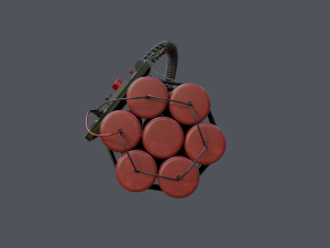 Digital Time Bomb Modelo 3D