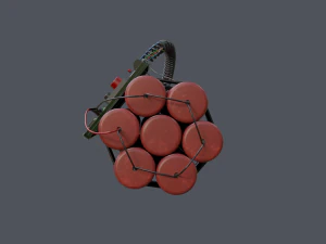 Цифрова бомба уповільненої дії 3D Модель