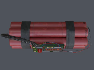 Цифрова бомба уповільненої дії 3D Модель