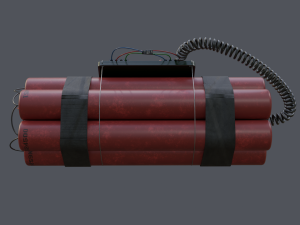Digital Time Bomb Modelo 3D