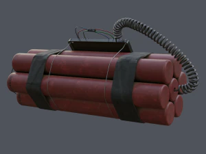 Цифрова бомба уповільненої дії 3D Модель