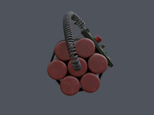 Цифрова бомба уповільненої дії 3D Модель