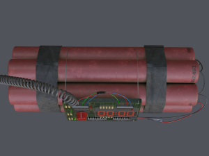Digital Time Bomb Modelo 3D