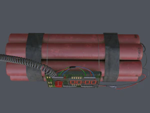 Цифрова бомба уповільненої дії 3D Модель