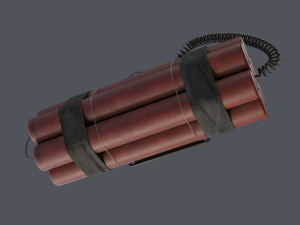Digital Time Bomb Modelo 3D