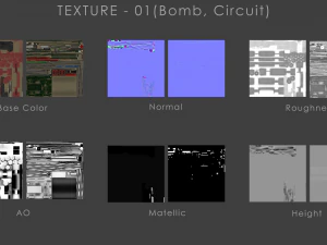 Цифрова бомба уповільненої дії 3D Модель