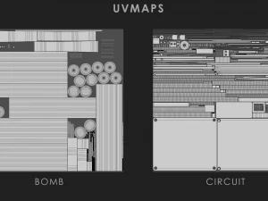 Цифрова бомба уповільненої дії 3D Модель