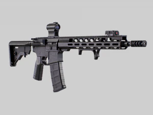 AR15 Assault Rifle 3D Model