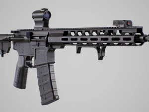 AR15 Assault Rifle 3D Model