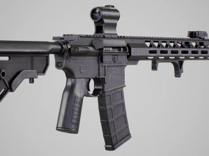 AR15 Assault Rifle 3D Model
