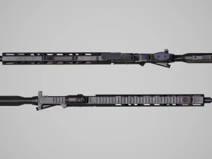 AR15 Assault Rifle 3D Model
