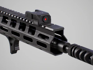AR15 Assault Rifle 3D Model